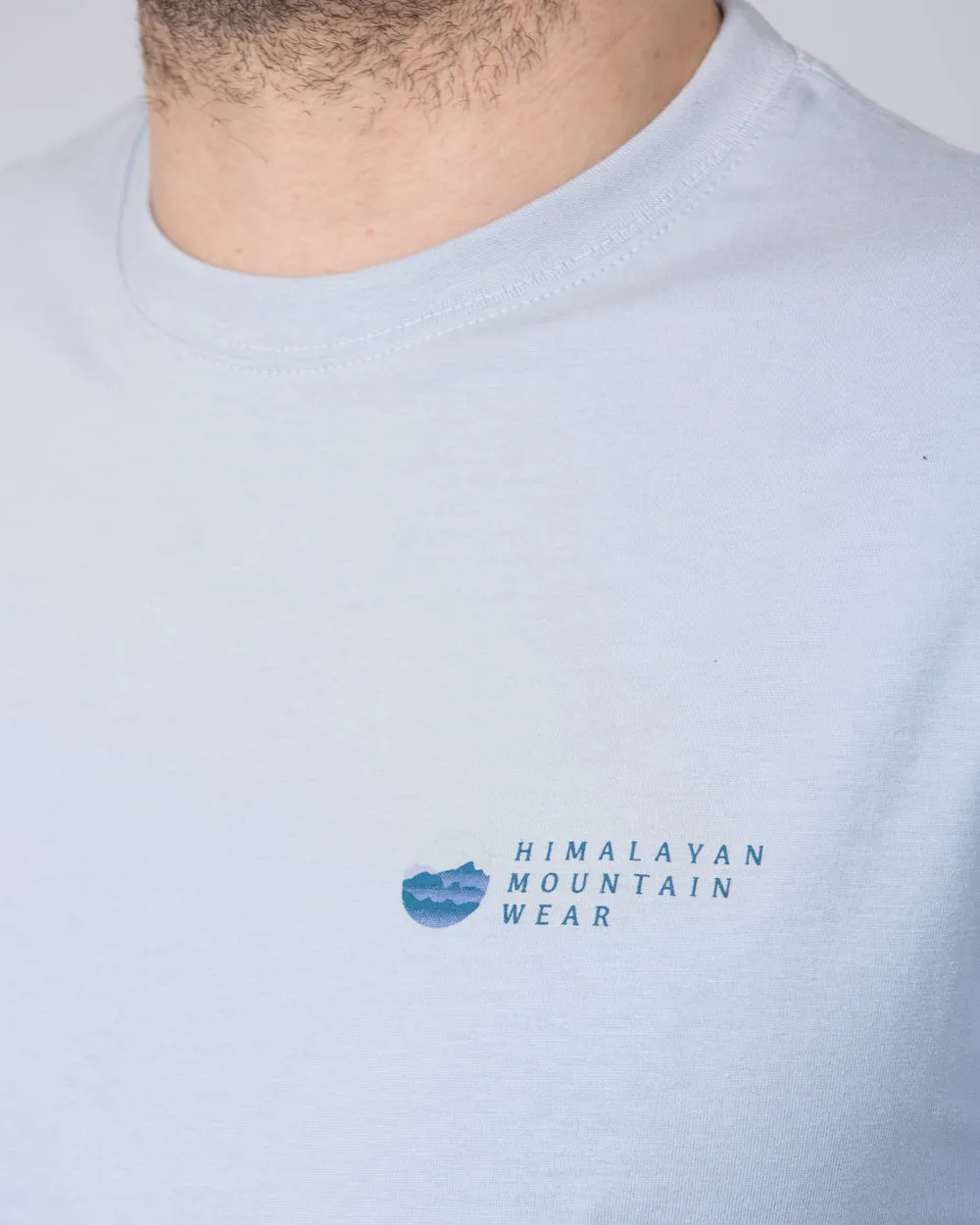2t Tall Himalayan Print T-Shirt (light blue) skin kind