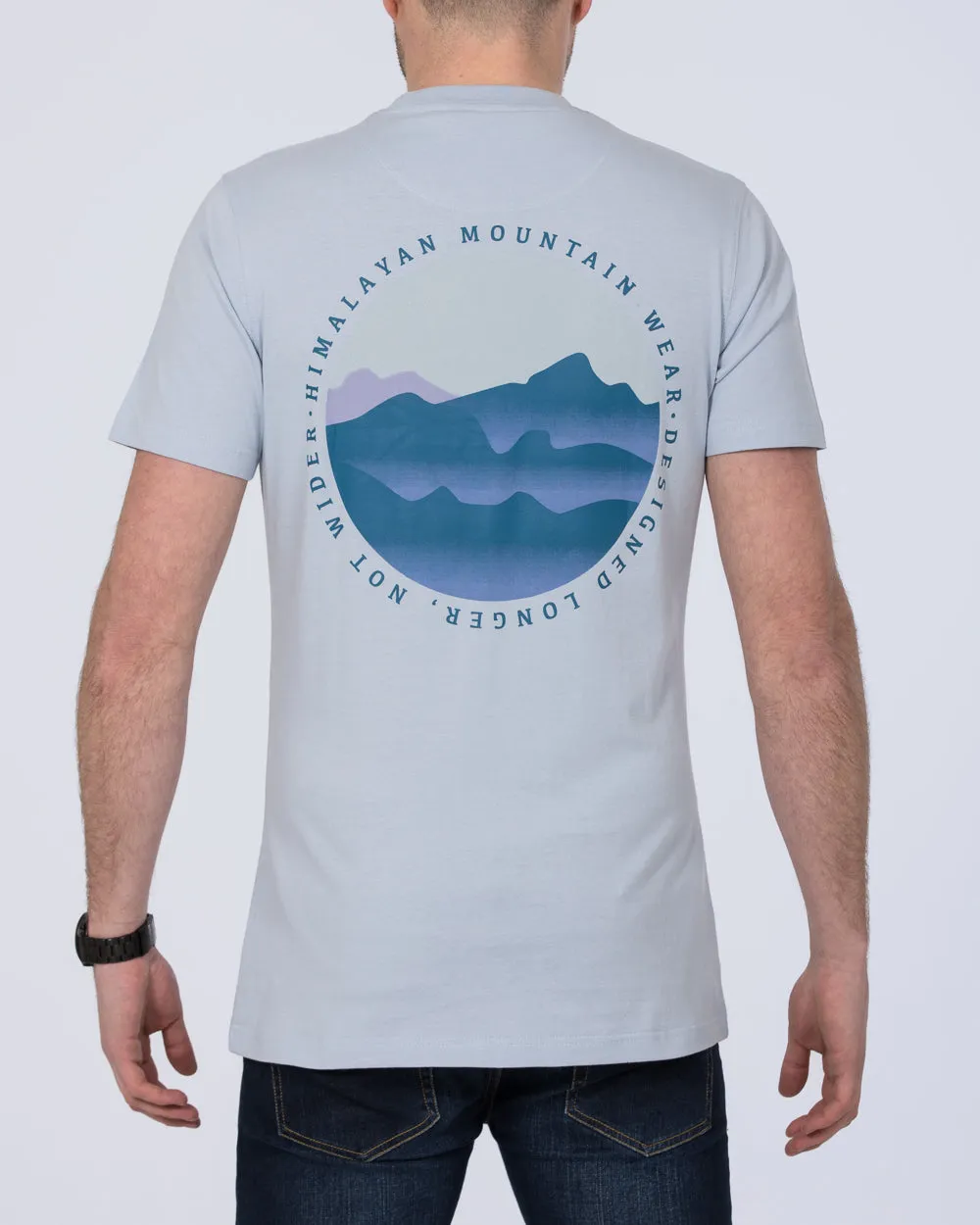 2t Tall Himalayan Print T-Shirt (light blue) smart pick