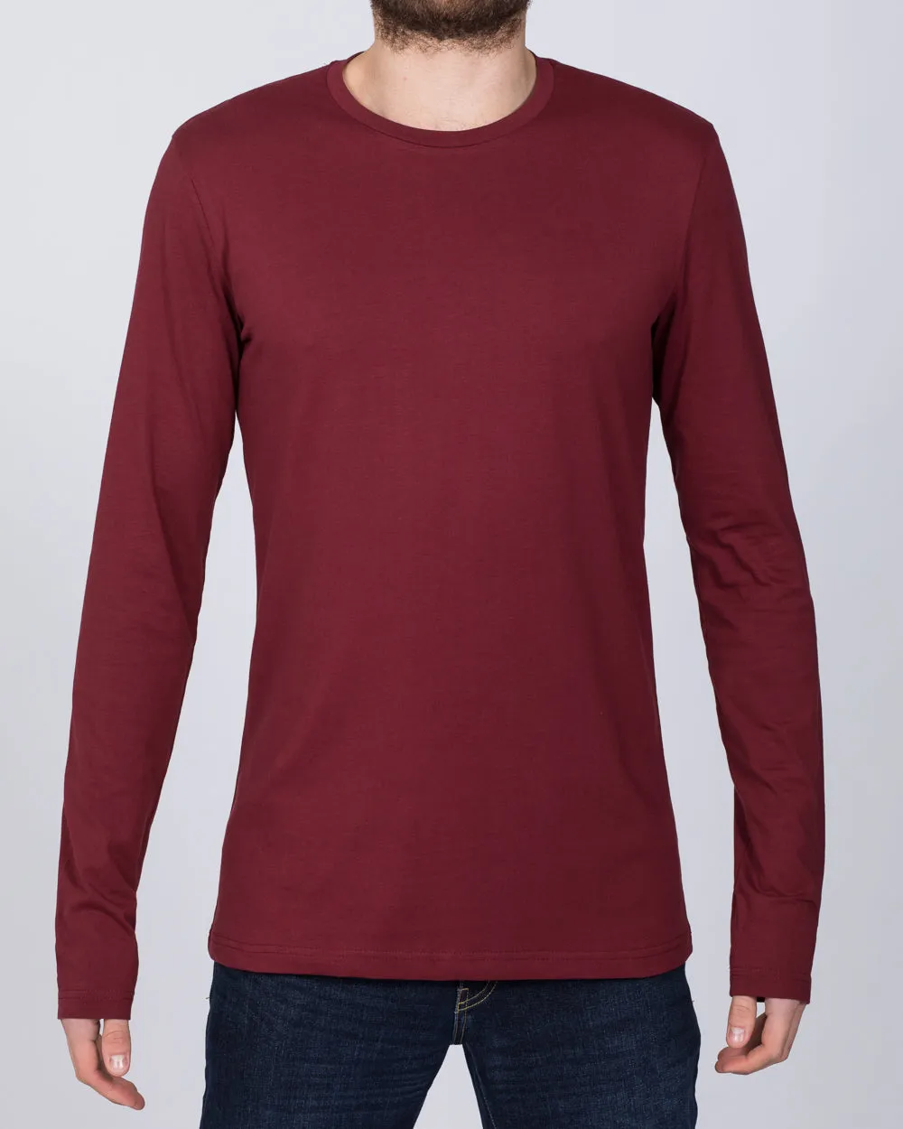 2t Tall Long Sleeve T-Shirt (burgundy) brunch fit