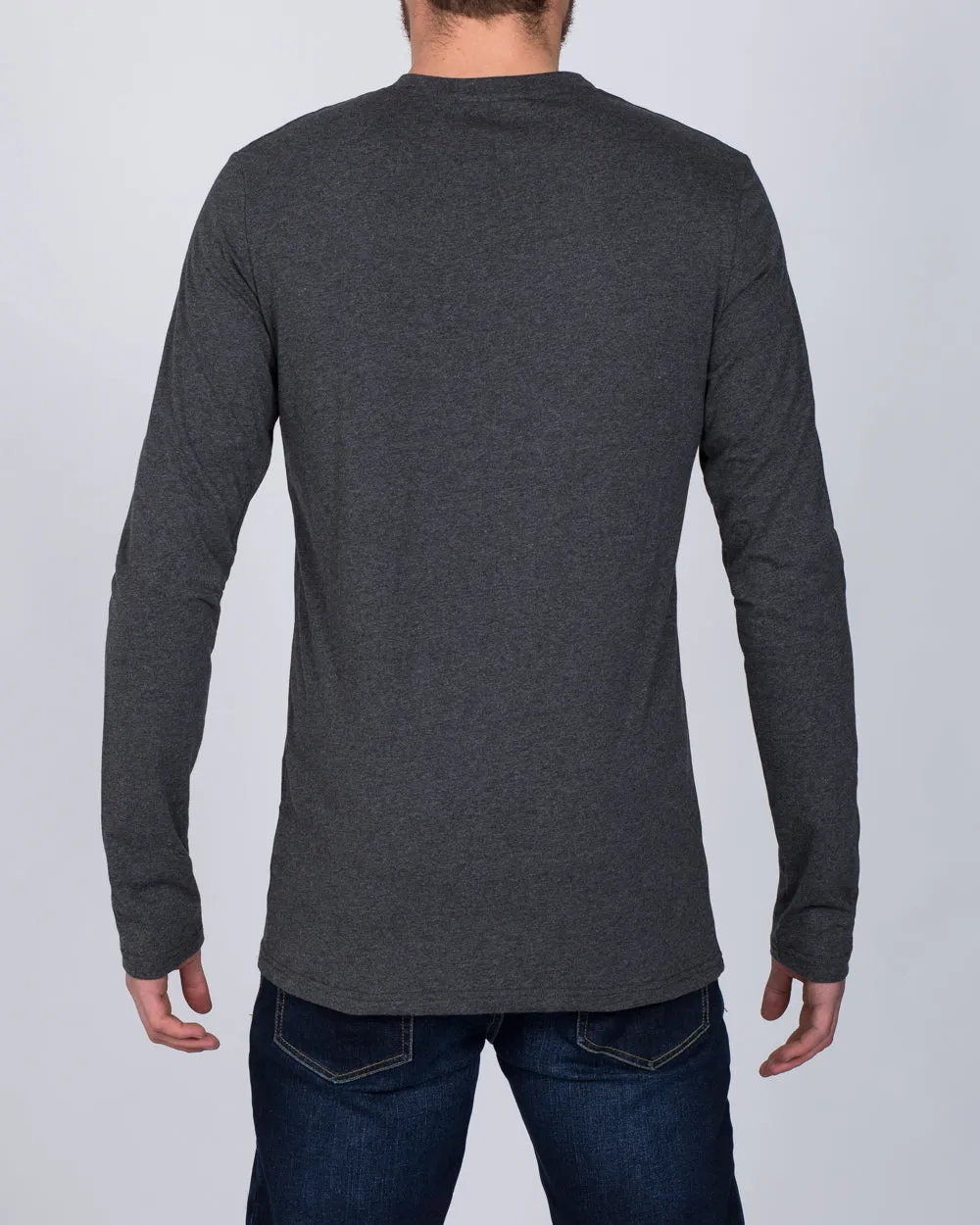 2t Tall Long Sleeve T-Shirt (charcoal) bold art