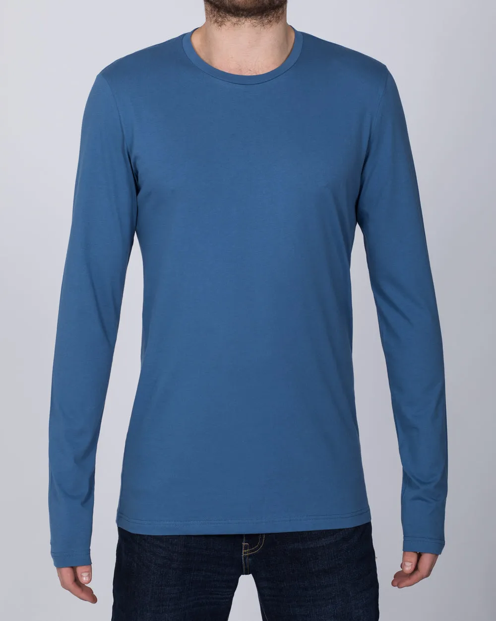 2t Tall Long Sleeve T-Shirt (denim) autumn breeze