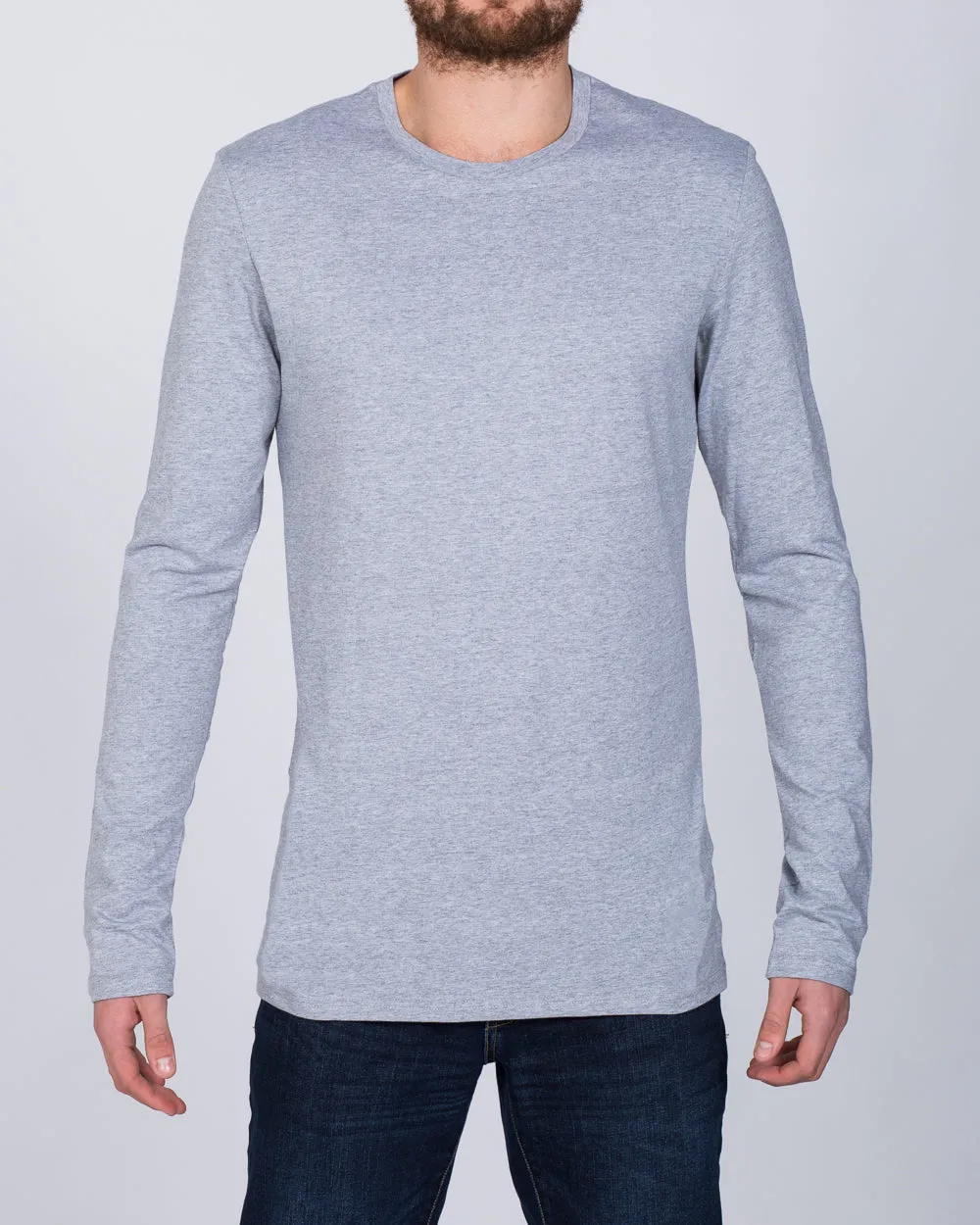 2t Tall Long Sleeve T-Shirt (heather grey) mindful wear