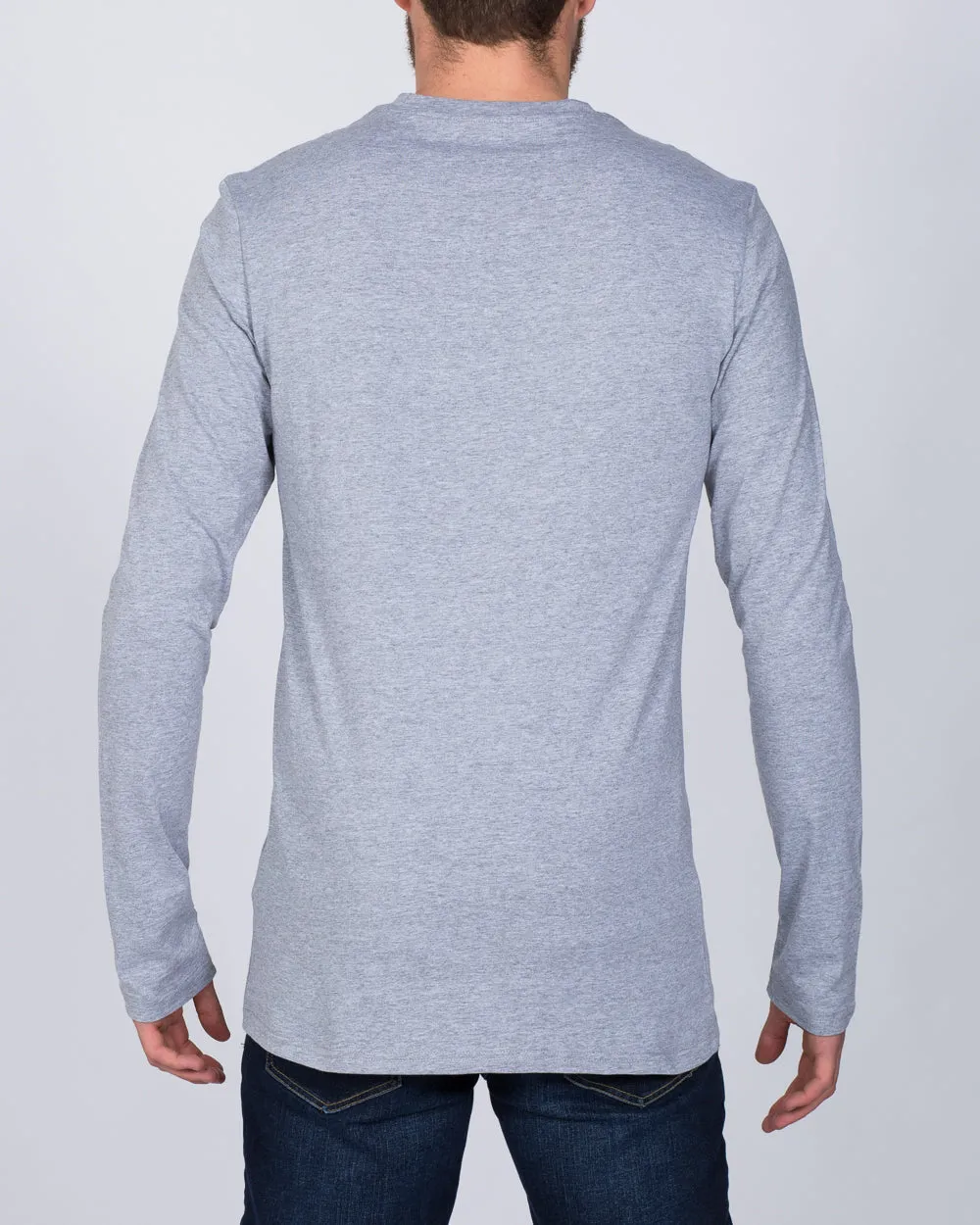 2t Tall Long Sleeve T-Shirt (heather grey) stay neat
