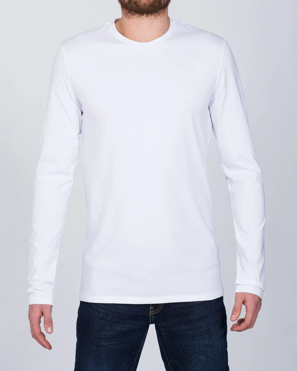 2t Tall Long Sleeve T-Shirt (white) casual mood