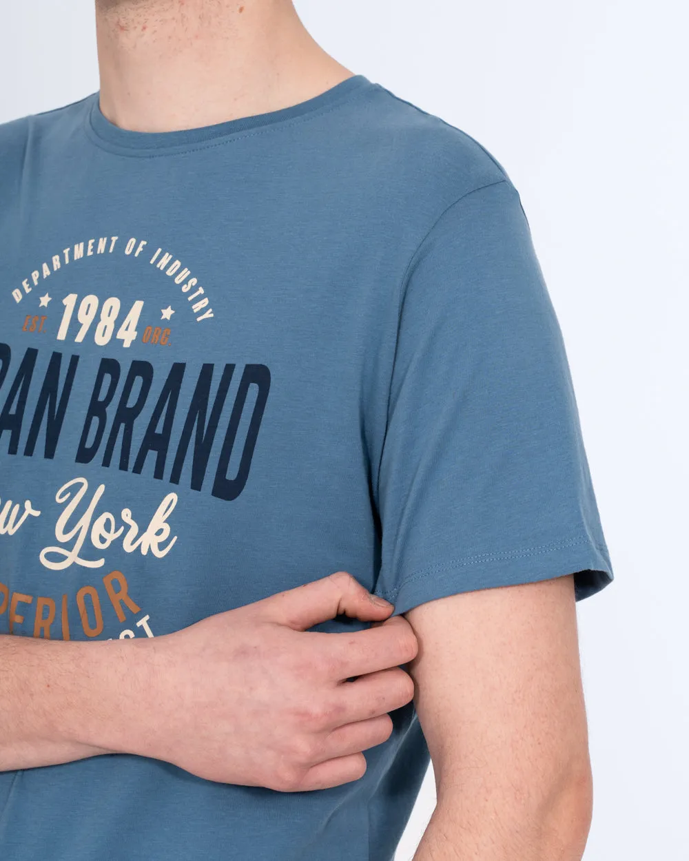 2t Tall Printed T-Shirt (blue) day vibe