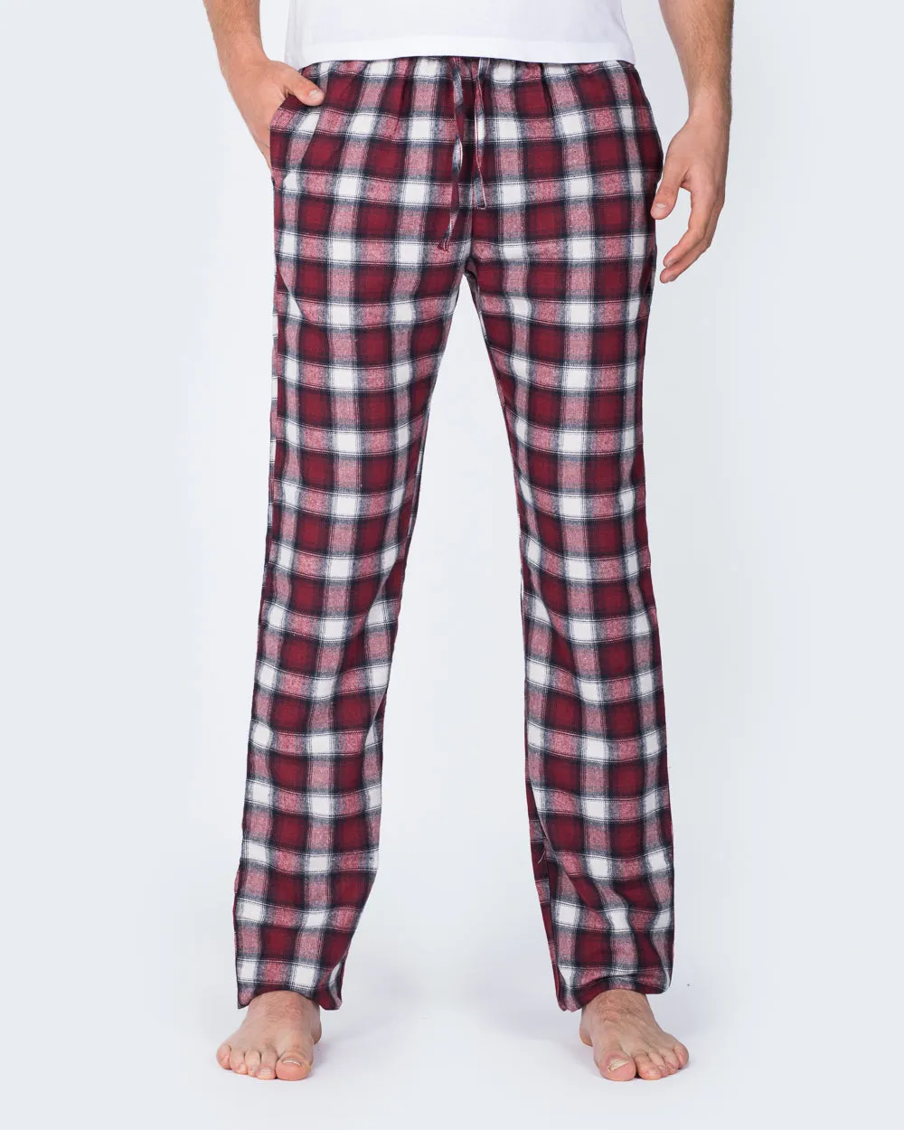 2t Tall Slim Fit Pyjama Bottoms (berry) Fashion trend
