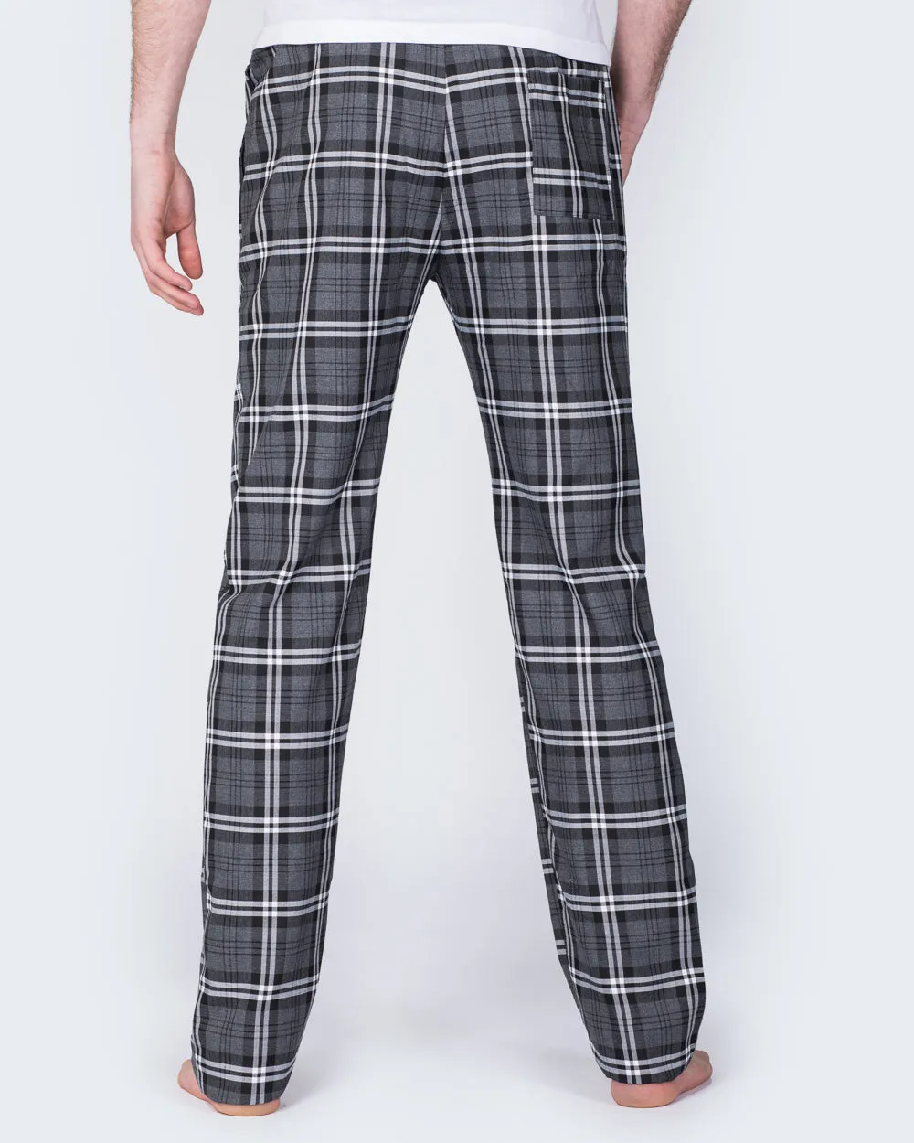 2t Tall Slim Fit Pyjama Bottoms (grey) Home relax
