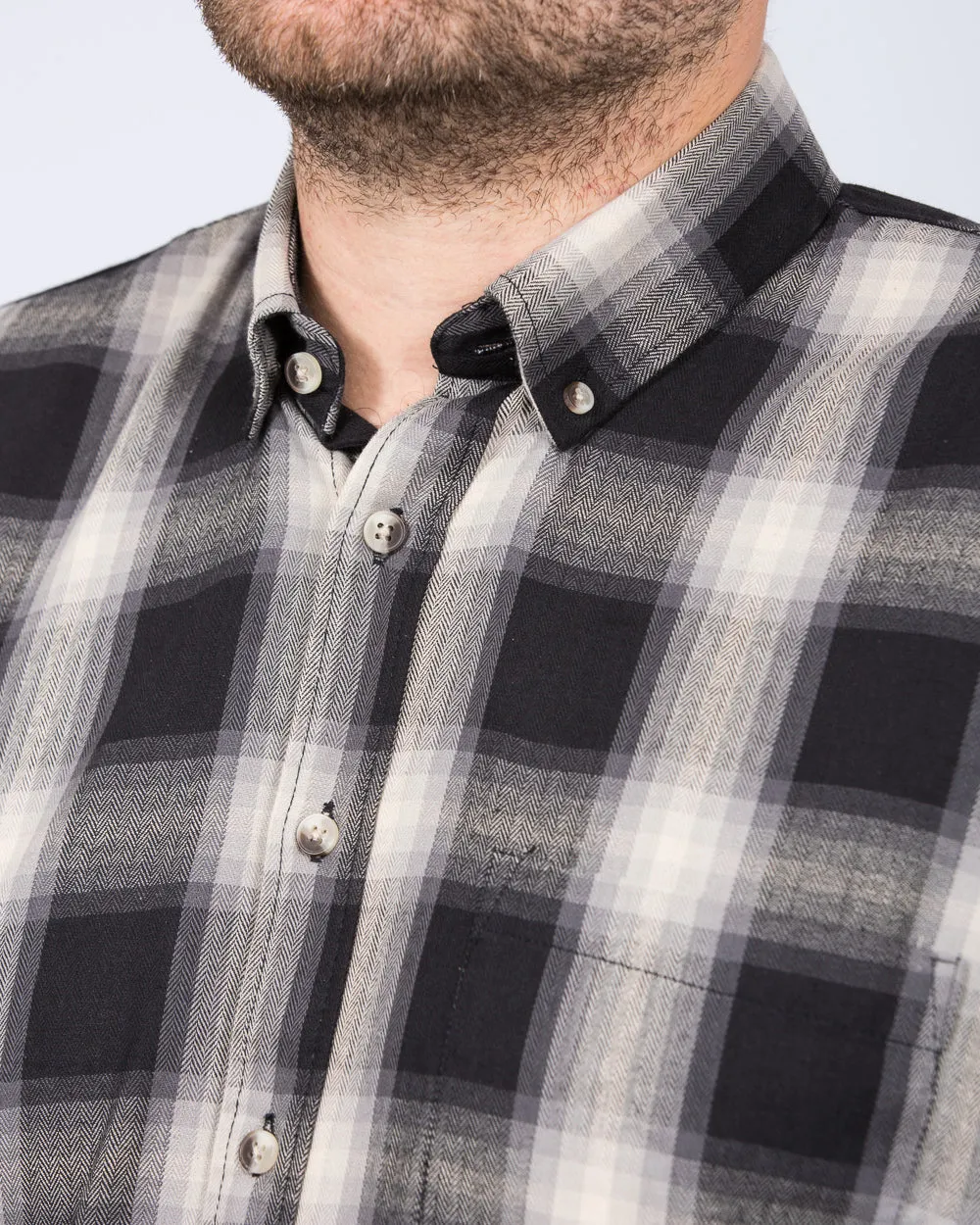 2t Tall Slim Fit Shirt (charcoal check) Calm Power