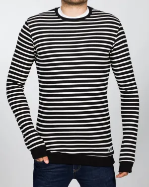 2t Tall Slim Fit Striped Sweatshirt (black) mountain ready