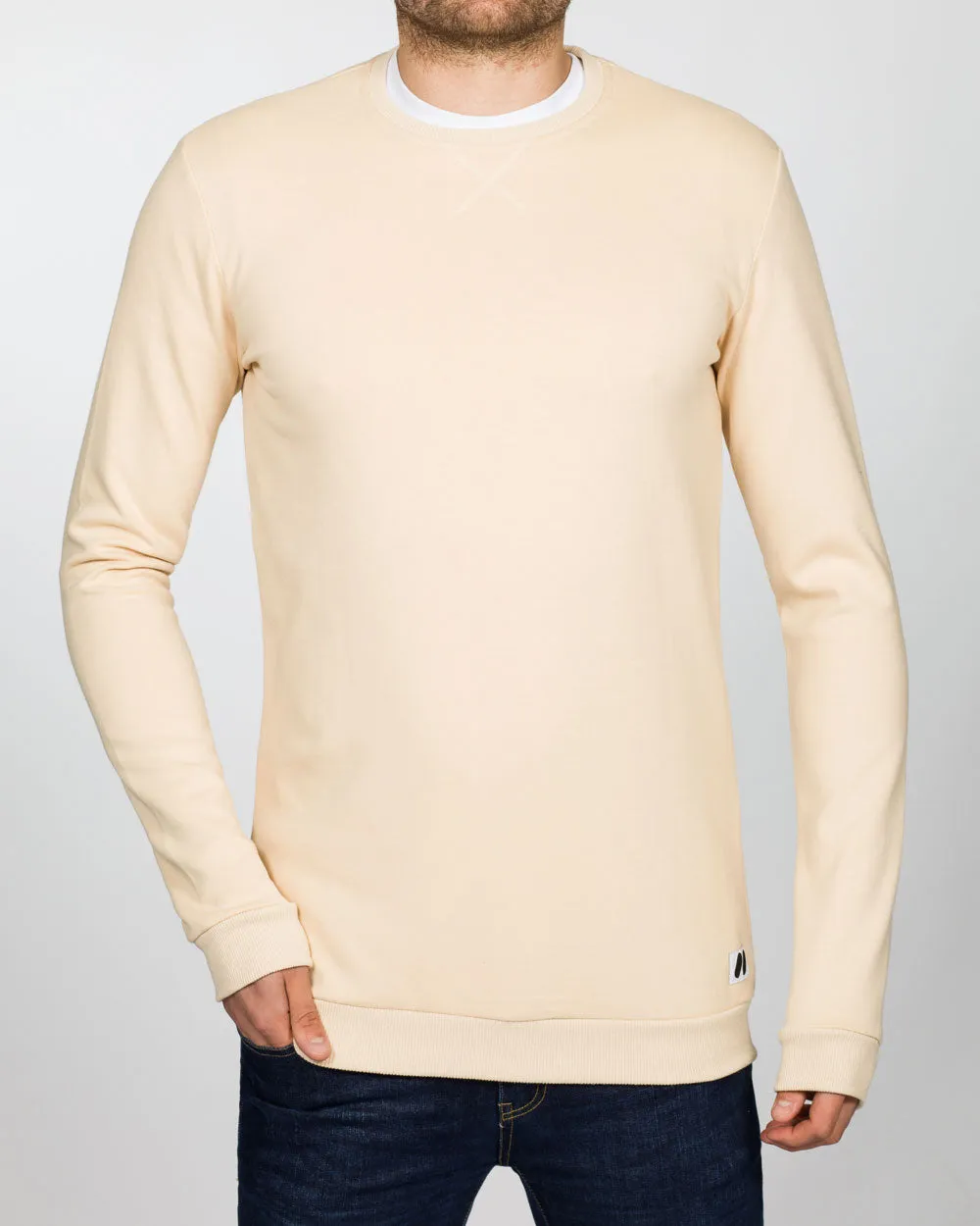 2t Tall Slim Fit Sweatshirt (beige) breathable touch