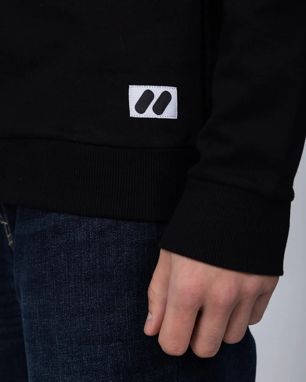 2t Tall Slim Fit Sweatshirt (black) hug warmth