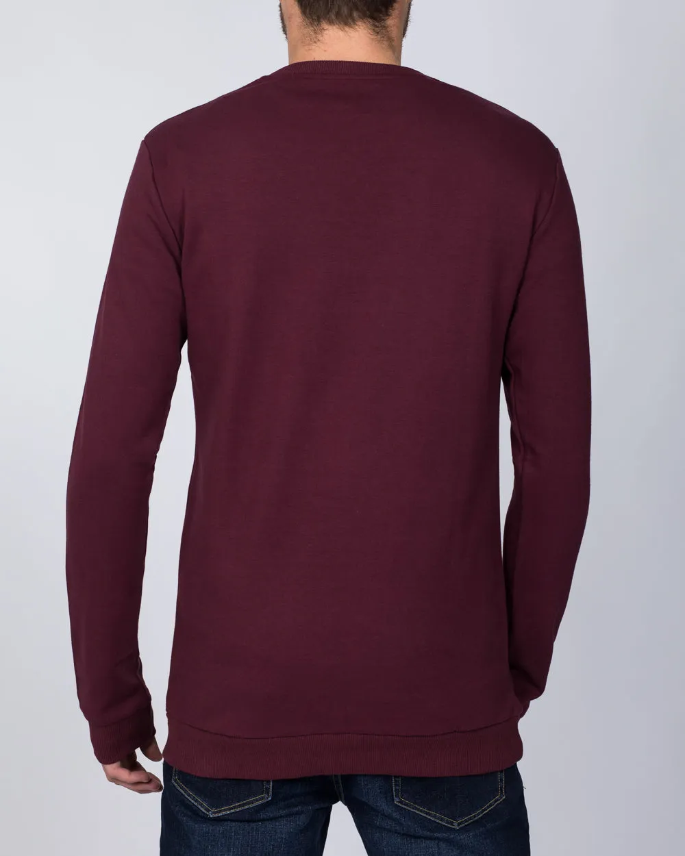 2t Tall Slim Fit Sweatshirt (burgundy) warm tone
