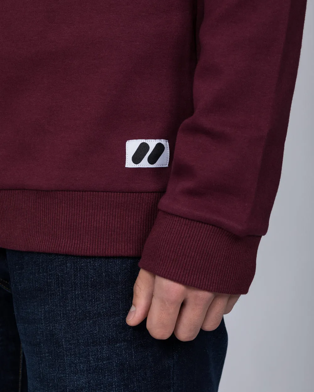 2t Tall Slim Fit Sweatshirt (burgundy) everyday ease
