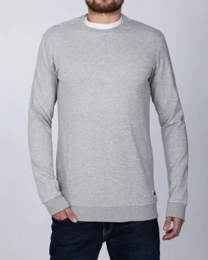 2t Tall Slim Fit Sweatshirt (heather grey) quiet luxury