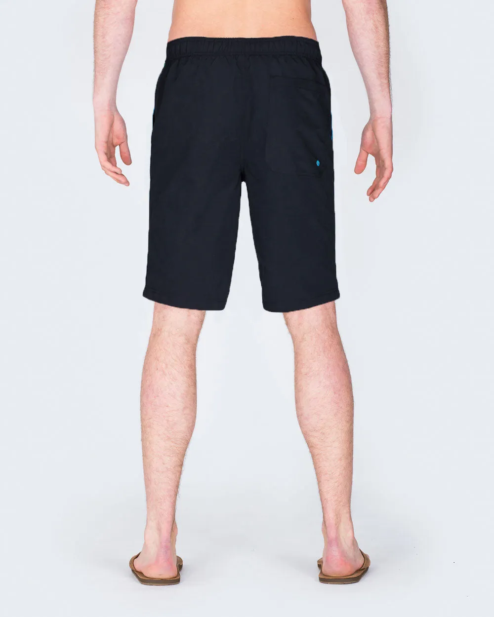 2t Tall Swim Shorts (black/sky) comfort style