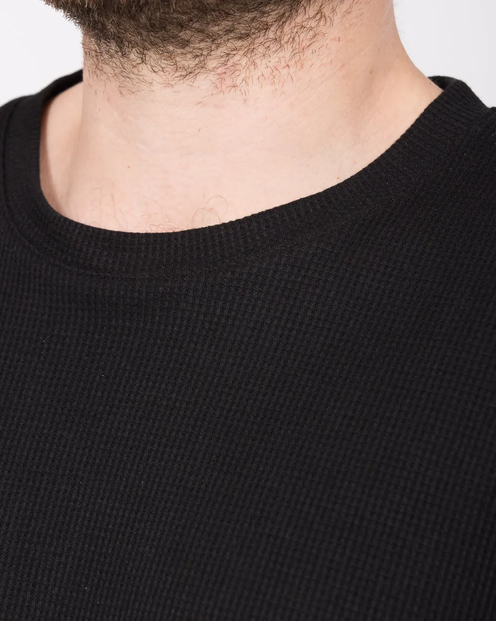 2t Tall Waffle Oversized T-Shirt (black) mix mood