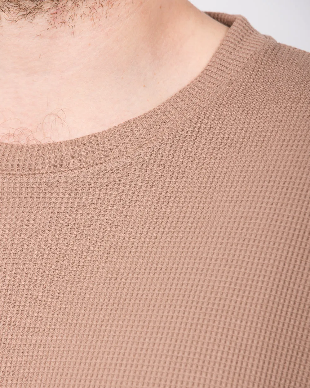 2t Tall Waffle Oversized T-Shirt (taupe) everyday use