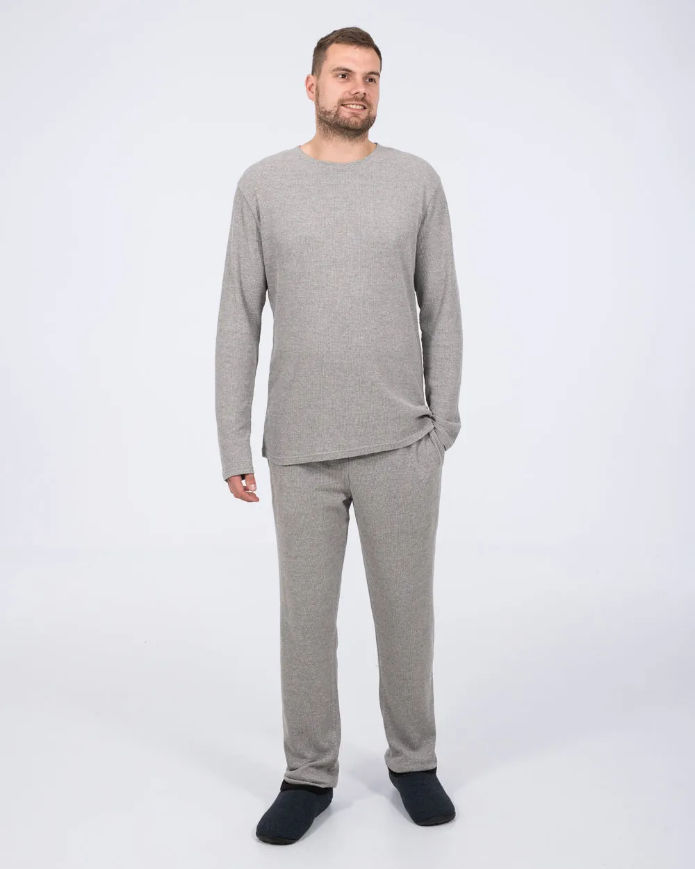 2t Tall Waffle Pyjama Bottoms (grey) Light breathable