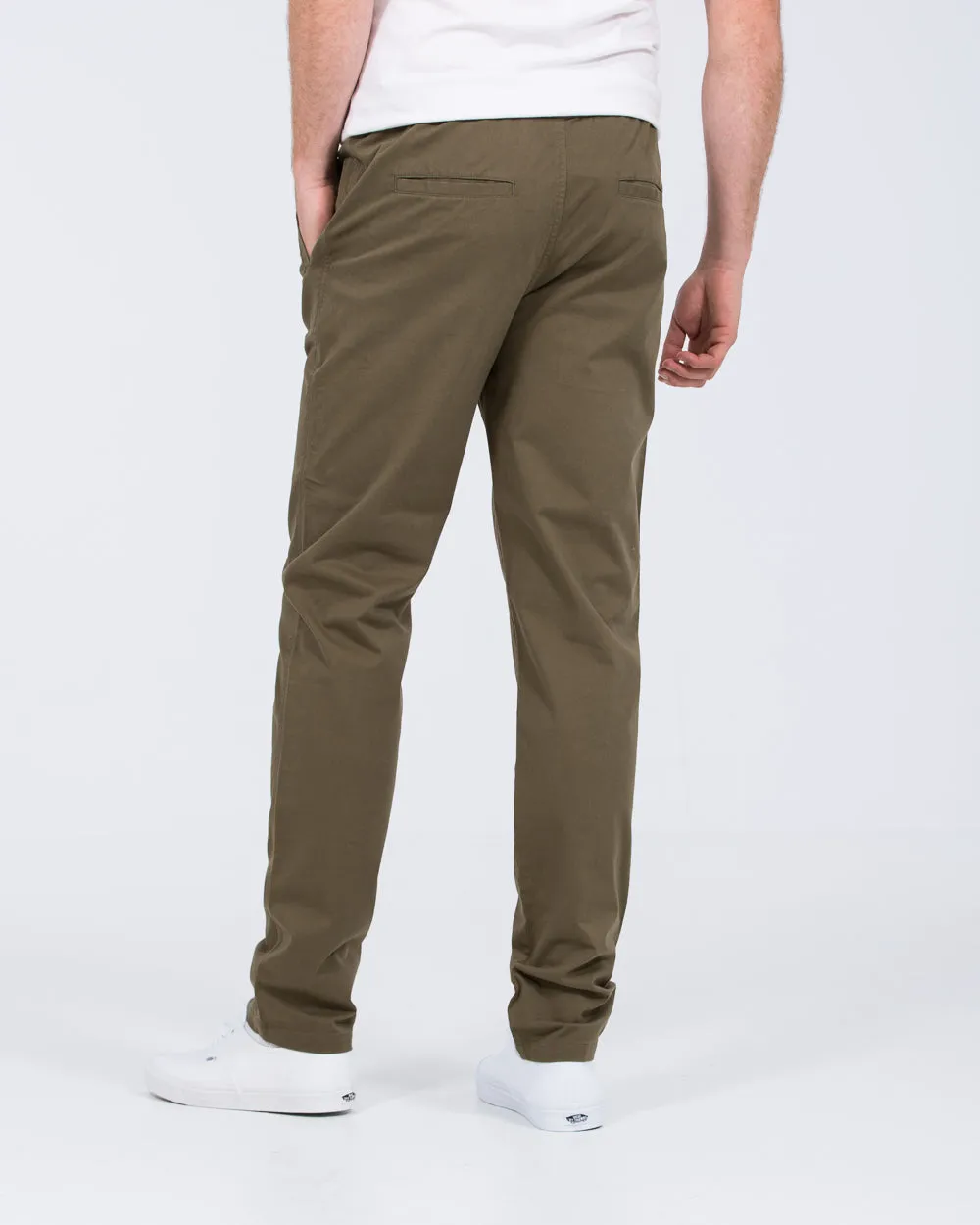 2t Taylor Tall Regular Fit Drawstring Chinos (khaki) clean lines