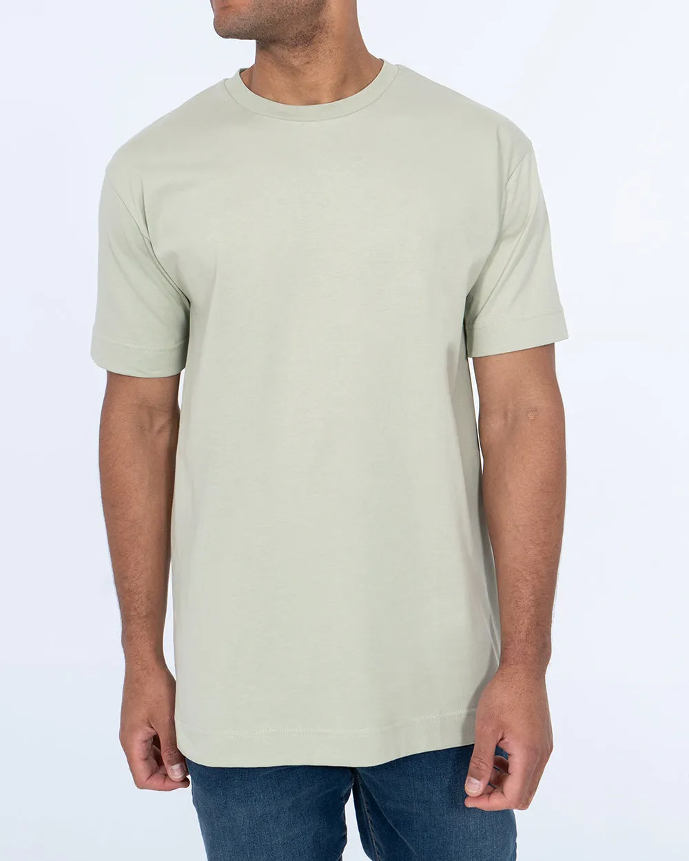 2t Teddy Tall Printed Embroidered Oversized T-Shirt (sage) active life