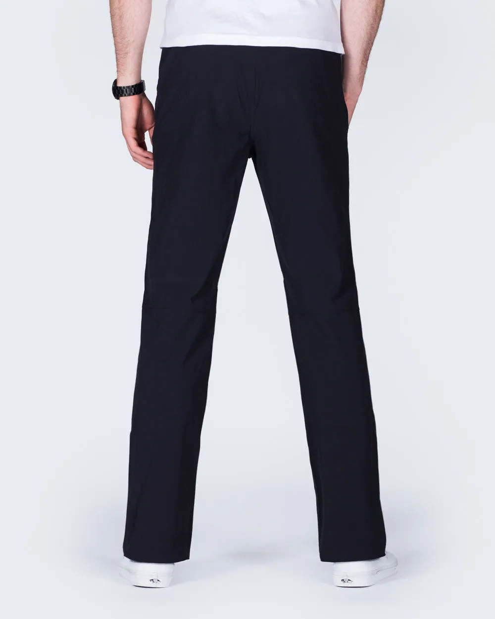 2t Thomas Slim Fit Tall Walking Trousers (black) thermal insulation