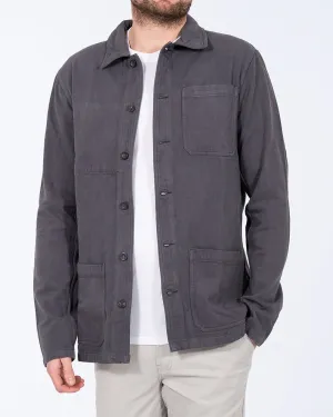 2t Tristian Tall Cotton Utility Shacket (charcoal) Chill Mood