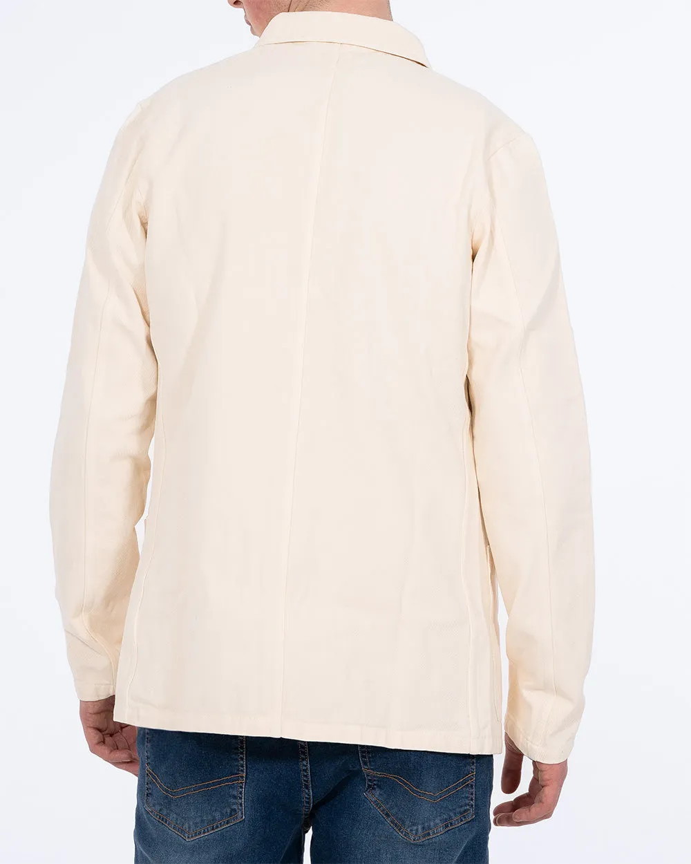 2t Tristian Tall Cotton Utility Shacket (ecru) urban chill guard