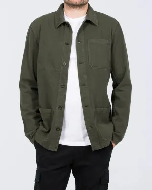 2t Tristian Tall Cotton Utility Shacket (khaki) Smart Basic