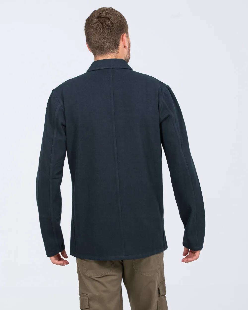 2t Tristian Tall Cotton Utility Shacket (navy) Classic Ease