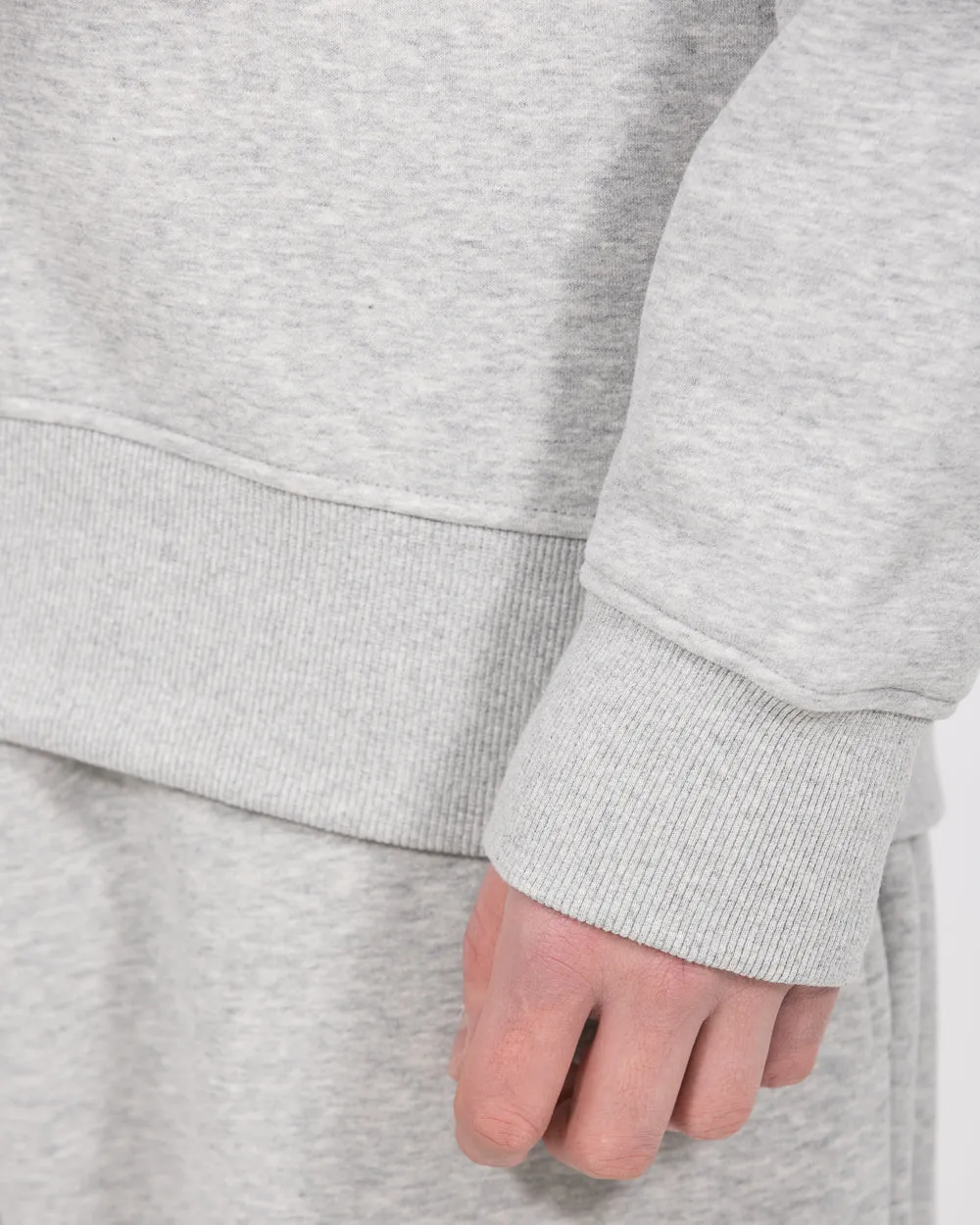 2t Wyatt Tall Quarter Zip Sweatshirt (heather grey) fashion calm