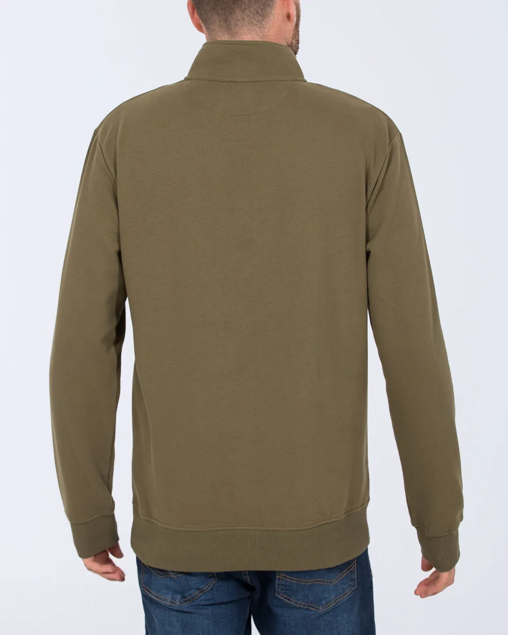 2t Wyatt Tall Quarter Zip Sweatshirt (khaki) timeless tone