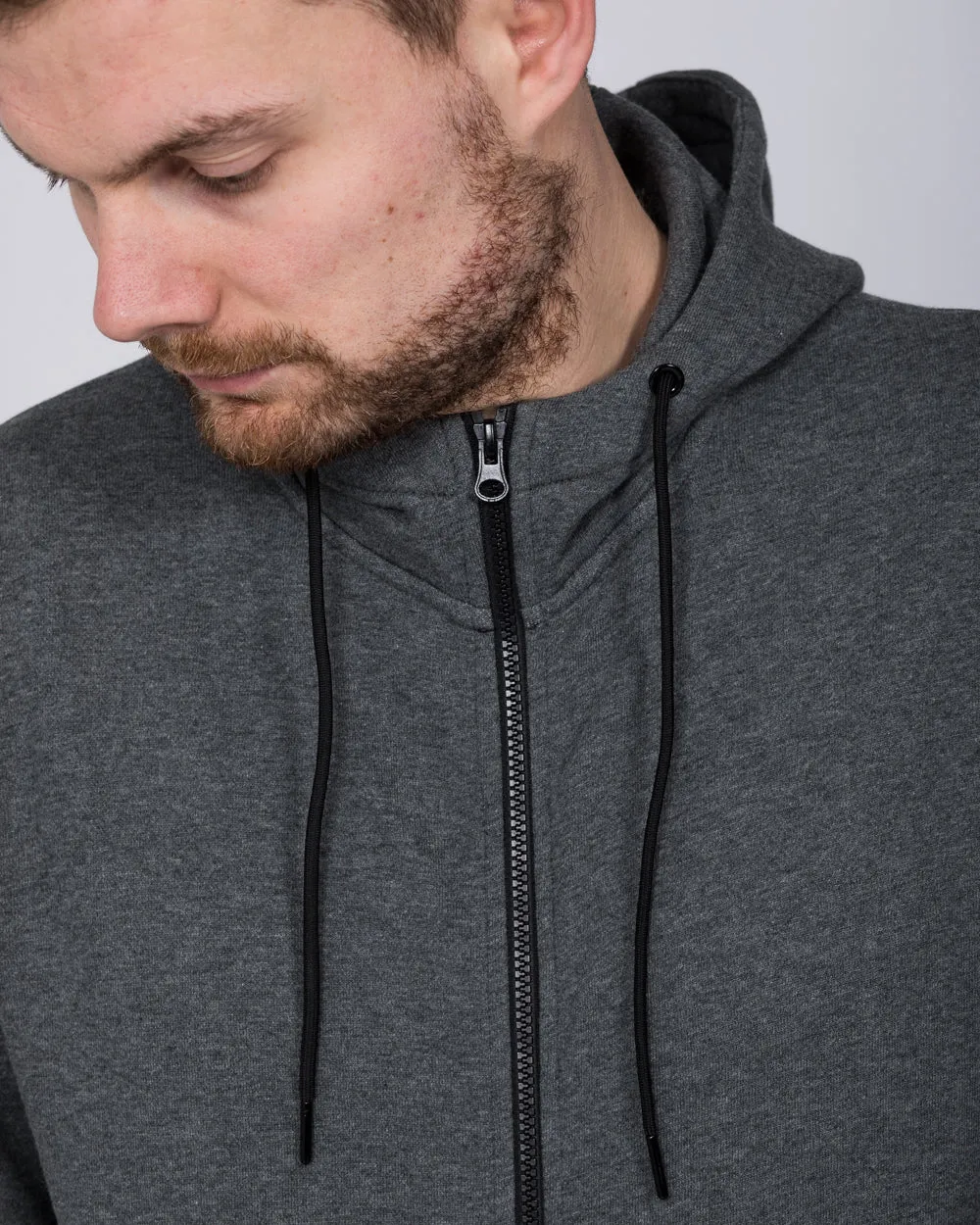 2t Zip Up Tall Active Hoodie (charcoal) anytime wear