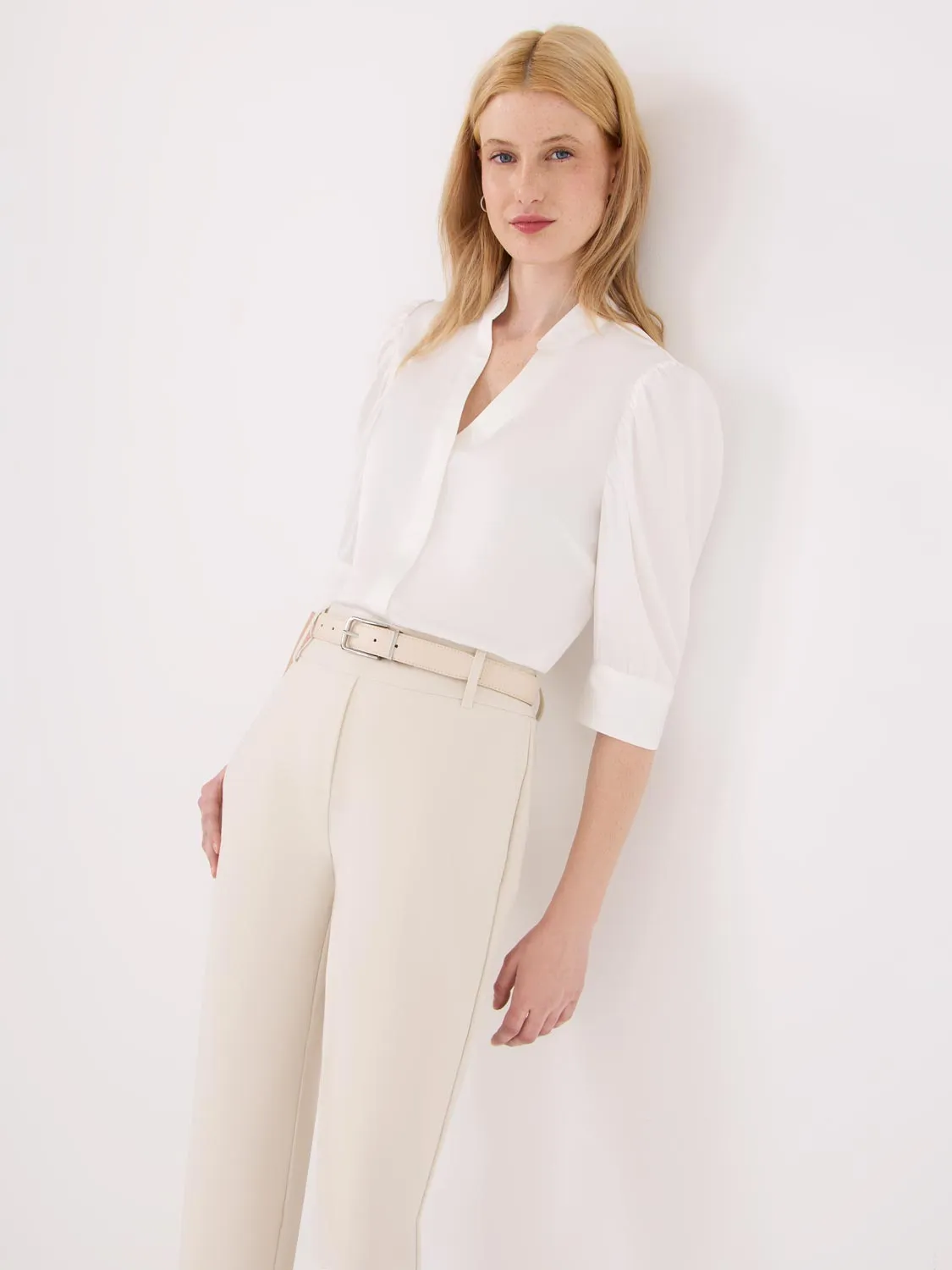 3/4 Sleeve Satin Blouse Party Night