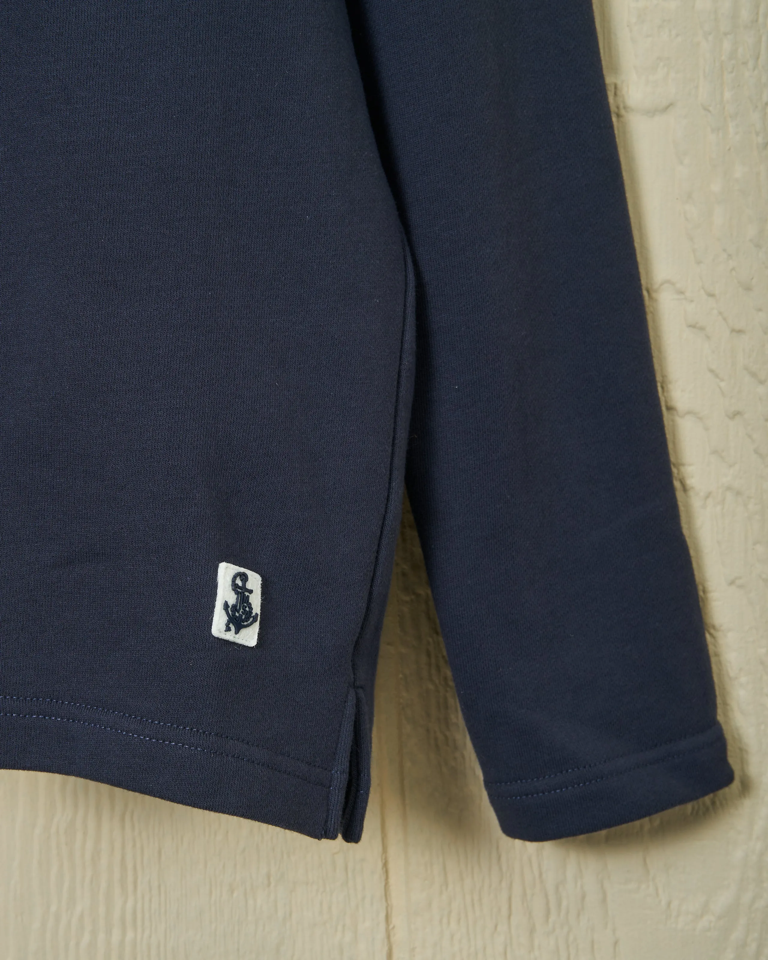 Acadia Polo in Navy Loopback Terry basic fit