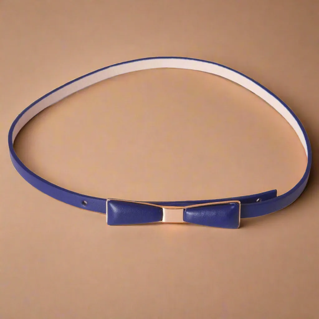 Adjustable Length Retro-Inspired Metal Bow Belt cover trick
