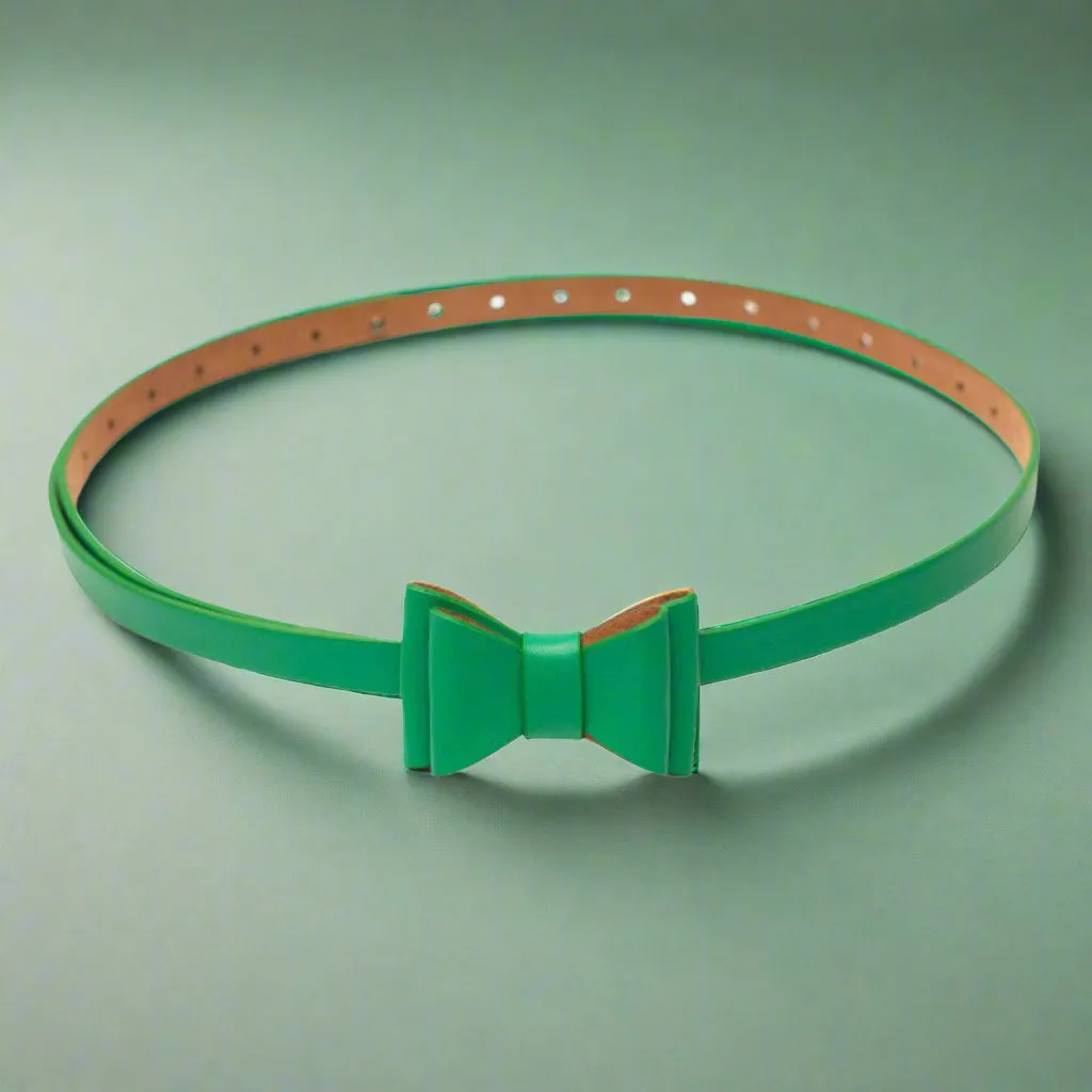 Adjustable Size Retro Bow Belt manly cool
