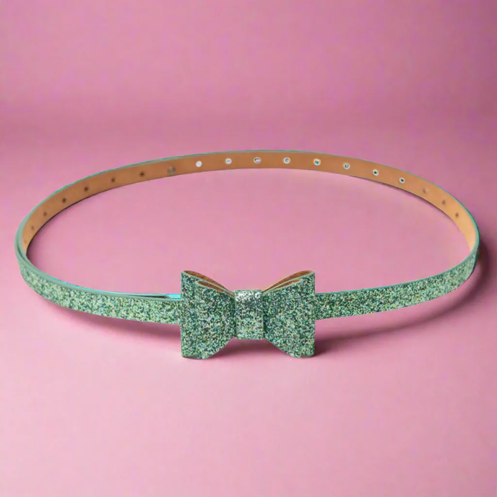 Adjustable Size Retro Bow Belt taste symbol