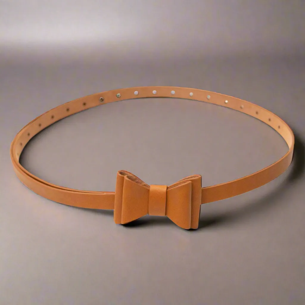 Adjustable Size Retro Bow Belt euro style