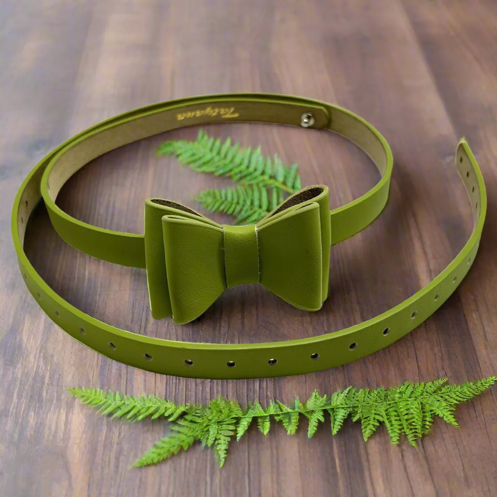 Adjustable Size Retro Bow Belt cool shape