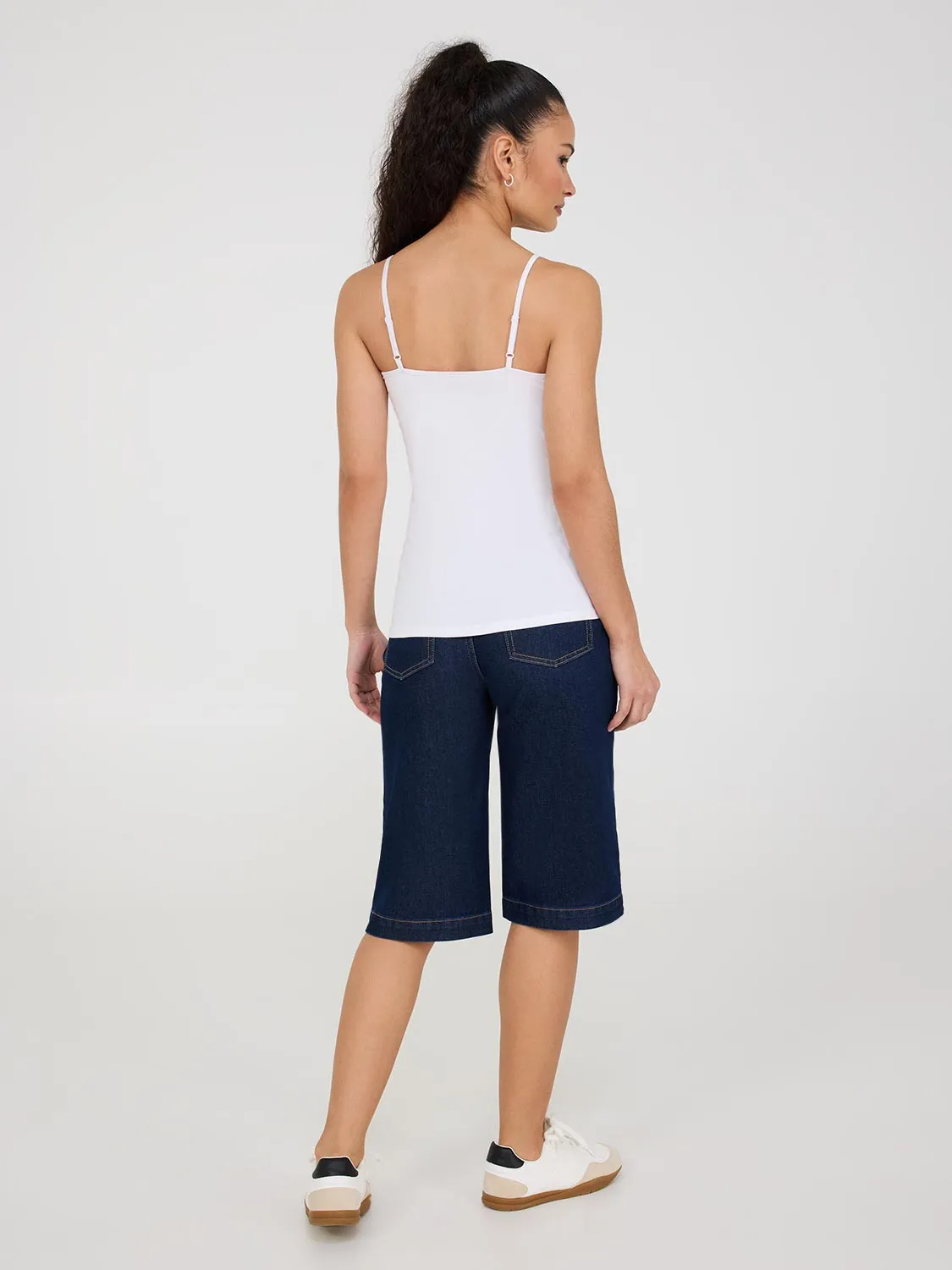 Adjustable Spaghetti Strap Tank Top gym staple