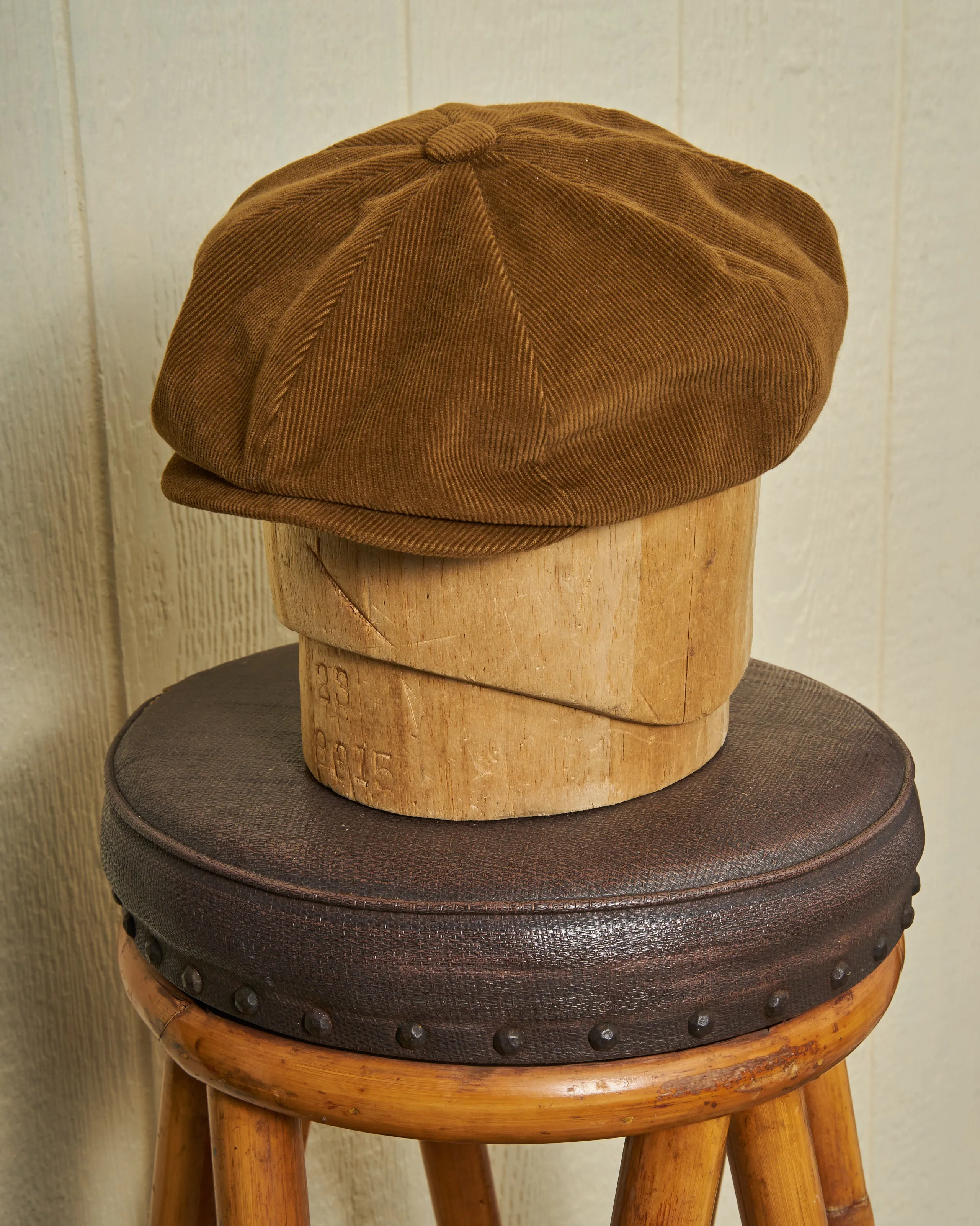 Apple Jack Cap in Russet Corduroy soft edge