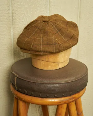 Apple Jack Cap in Russet Plaid Wool road trip