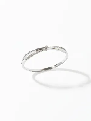 Bangle Bracelet With Knot Detail easy wear