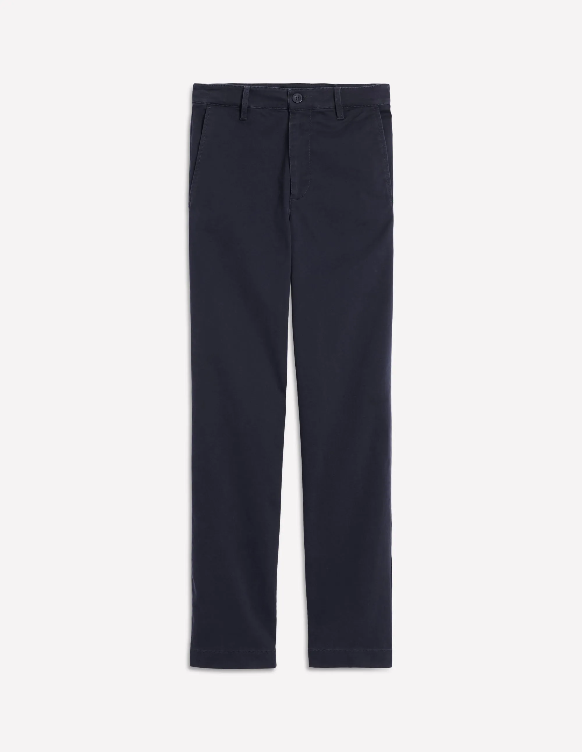 Barnsbury Chino Trousers-Navy soft touch