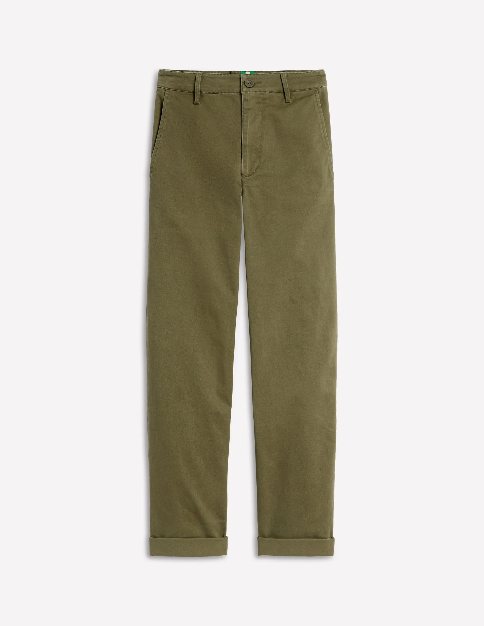 Barnsbury Chino Trousers-Woodland Green modern design