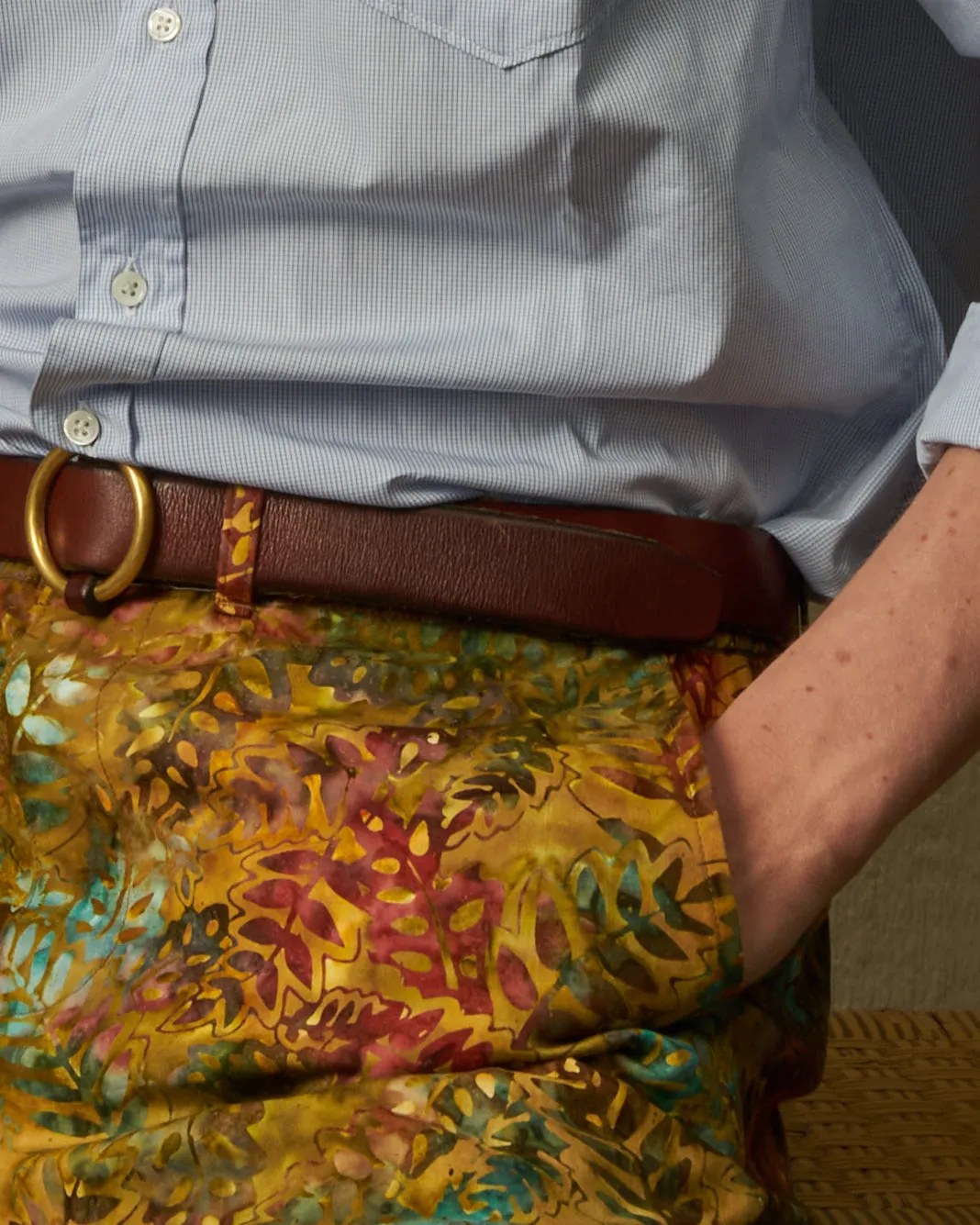 Batik Short in Leaf youth trend