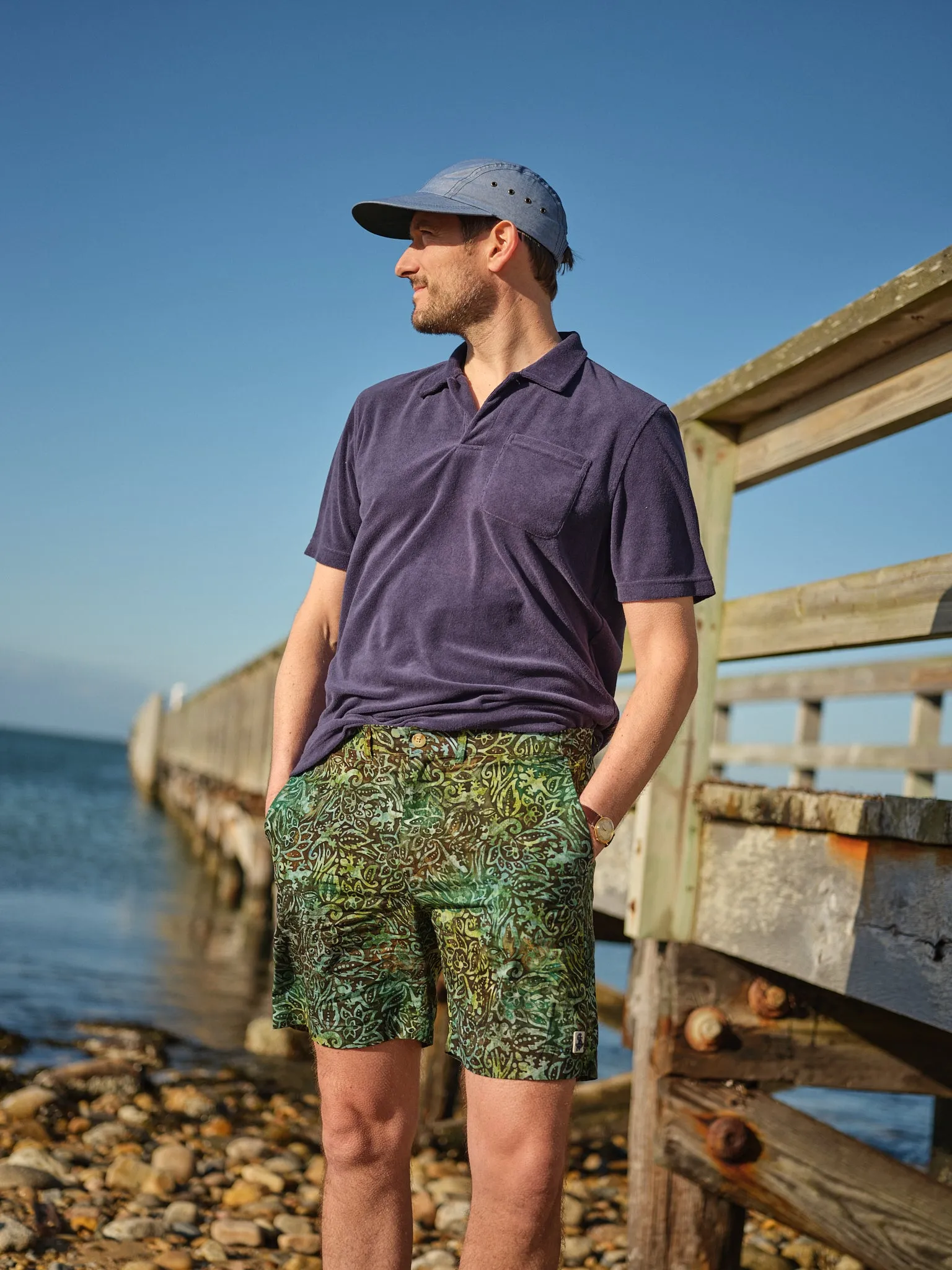 Batik Short in Olive comfort breathable