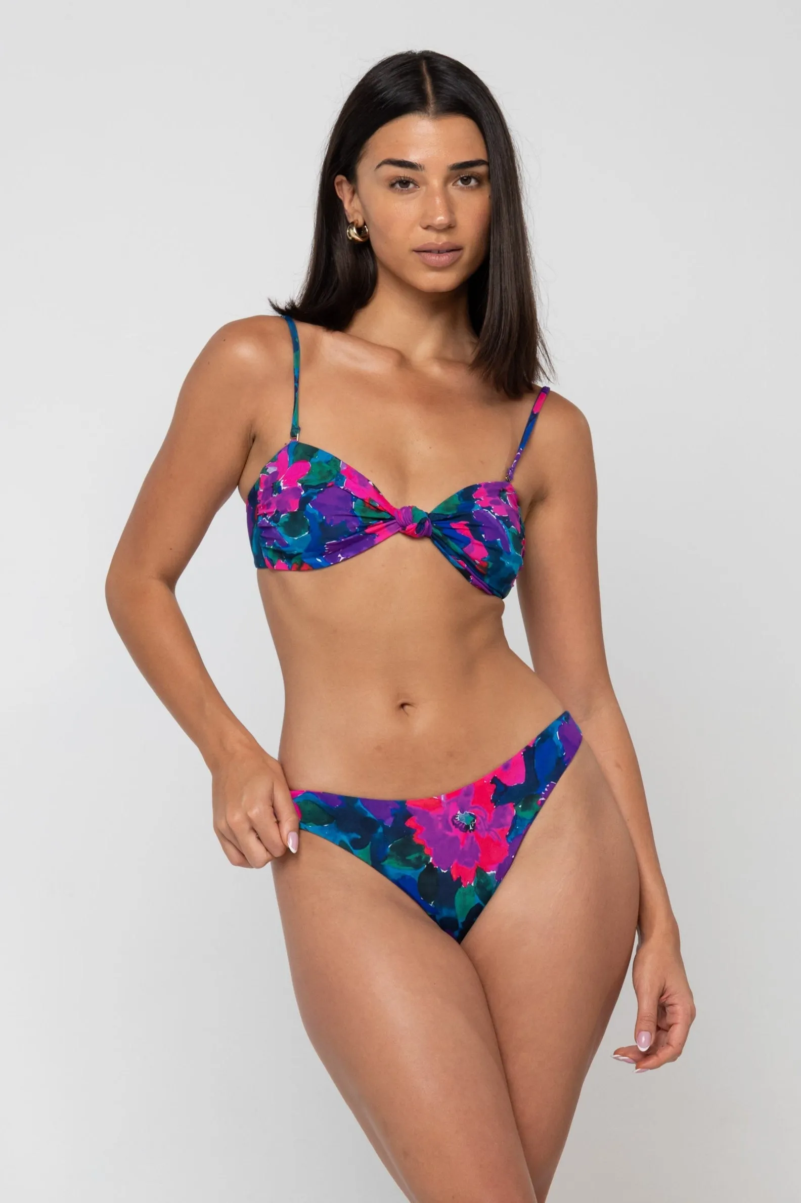 Beau Bikini Bottom in Lanai Shaping effect
