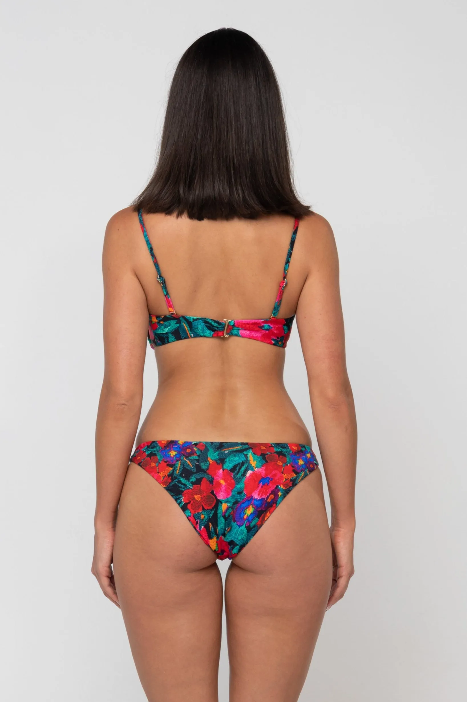 Beau Bikini Bottom in Resort High stretch