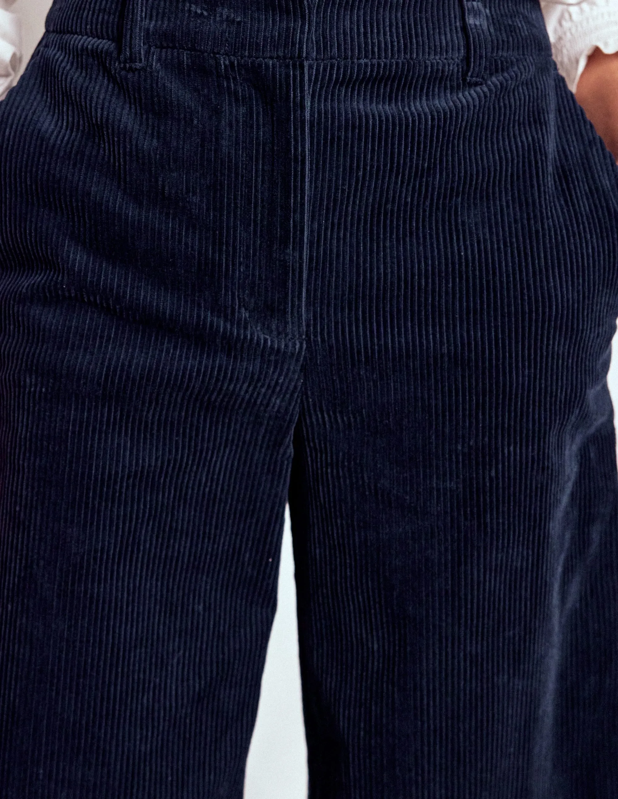 Belgravia Cord Trousers-Navy stylish comfort